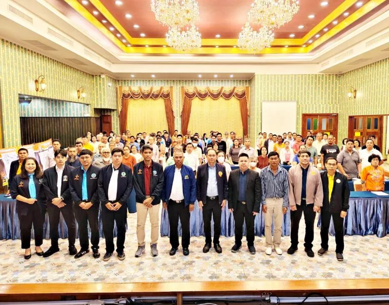 กรมทางหลวงชนบท จัดประชุมรับฟังความคิดเห็นประชาชน ครั้งที่ 1 (ปฐมนิเทศน์โครงการ) ถนนสาย ข4 และ ข5 ต.โคกกลอย อ.ตะกั่วทุ่ง