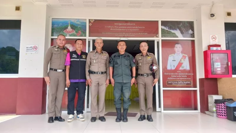 ผบก.ภ.จว.พังงา ตรวจเยี่ยมสร้างขวัญกำลังใจ