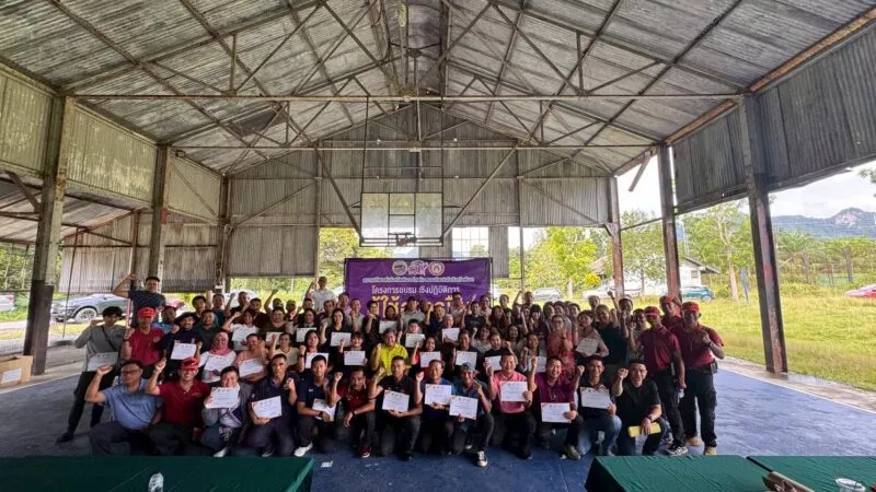 โก้หลี้ นายกอบจ.พังงา เปิดงานโครงการฝึกอบรมเชิงปฏิบัติการผู้ใช้อาวุธปืน ครั้งที่ 8