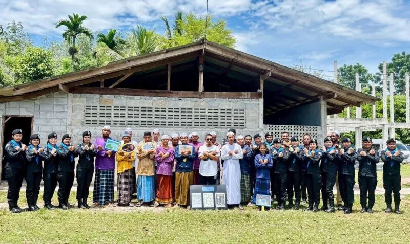 ฉก.ทพ.41 ยะลา ผนึกกำลังผู้นำท้องถิ่น–ศาสนา-กลุ่มจิตอาสา รณรงค์สร้างความเข้าใจโทษภัยยาเสพติด