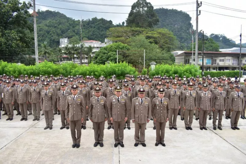 จังหวัดพังงาจัดพิธี ‘วันตำรวจ’ ประจำปี 2568