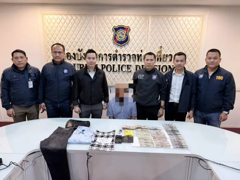 ตำรวจท่องเที่ยวจับกุมชาวต่างชาติหลอกแลกเงินหลายท้องที่ ความเสียหายกว่า 1 ล้านบาท