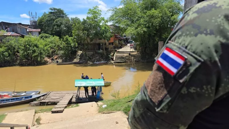 ทหารทุ่มงบกว่า 150 ล้าน ติดกล้องอินฟาเรดริมพรมแดนแม่น้ำโก-ลก ป้องกันโจรใต้ใช้เป็นเส้นทางผ่านเข้าออกก่อเหตุ