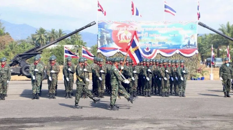 ฐานทัพเรือพังงา ทัพเรือภาคที่ 3 จัดพิธีกระทำสัตย์ปฏิญาณตนต่อธงชัยเฉลิมพล เนื่องในวันกองทัพไทย ประจำปี 2569