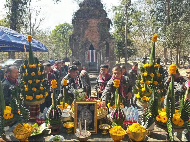 หลวงปู่โชติ ผุดสร้างวัตถุมงคล “เหรียญยุทธบดินทร์ 68” กลางปราสาทโดนตวล เขาพระวิหาร