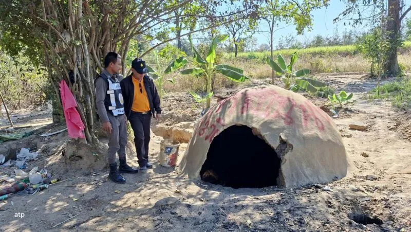 เทศบาลเมือง มุกดาหาร ออกตักเตือนชาวบ้านเผาถ่าน(แอ่น)ระเบิดหินก่อความเดือดร้อนรำคาญ