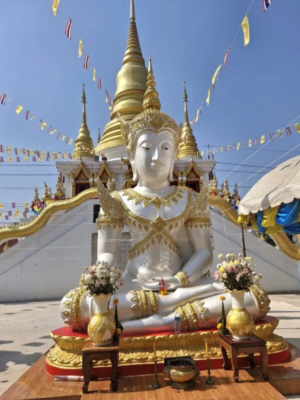 วัดมะเกลือใหม่ จัดพิธีบวงสรวง–เบิกพระเนตรสมเด็จองค์ปฐม 28 พระองค์ อย่างยิ่งใหญ่