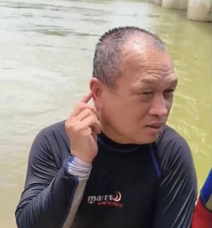 ปักเป้า หวงไข่ โก้ใหญ่ ปธ.ชมรมกู้ภัยทางน้ำภาค 7 จ.กาญจน์ ยังไม่รอด โดนงับหูแหว่ง