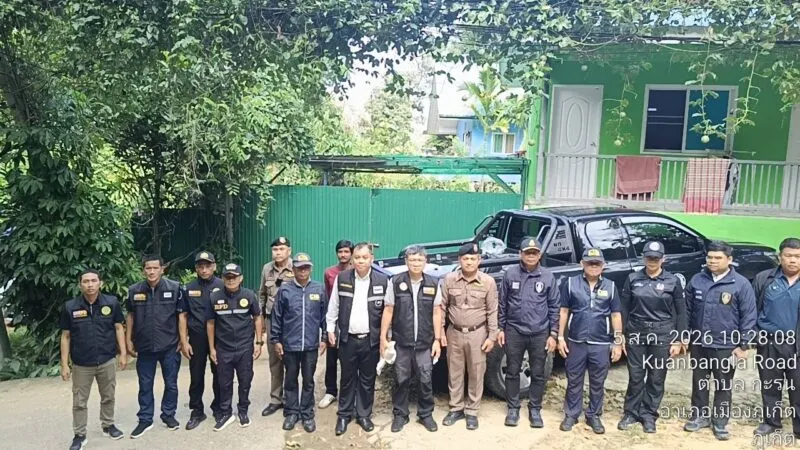 ป่าไม้12 สนธิกำลังสนองนโยบาย”ภูเก็ตโมเดล”