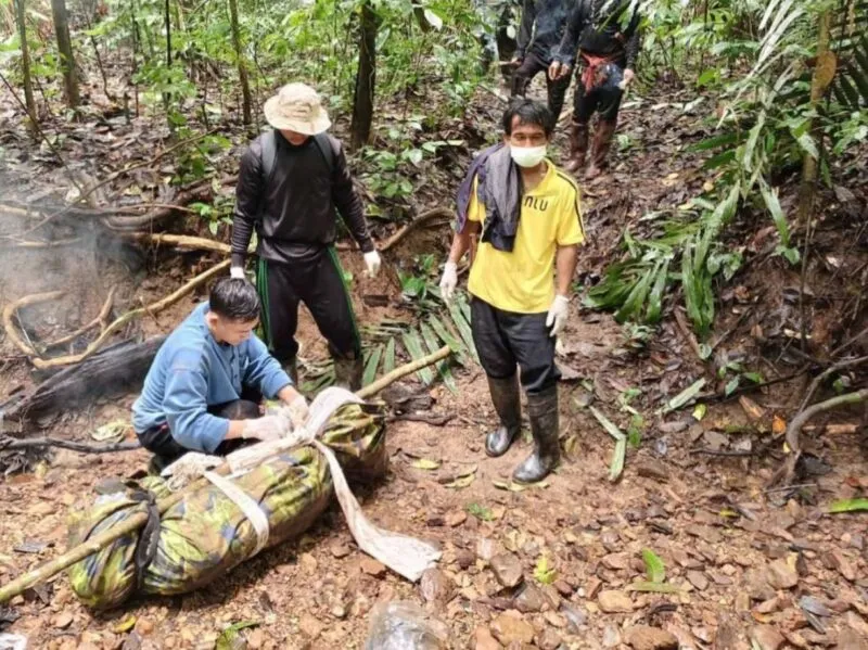 หากันมา 2 วัน พบกลายเป็นศพสลดทองผาภูมิ !