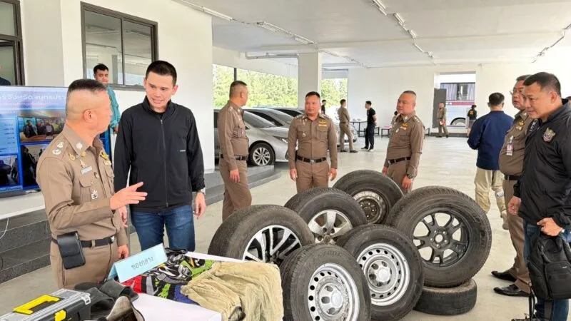 สืบจังหวัดซ้อนแผนโจรไฟท้าย ใช้รถสารวัตรล่อ ก่อนตามรวบคาบ้าน